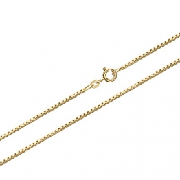 NKlaus 36cm Venezia Goldkette 0,7mm 585 Gelbgold 14 Karat Venezianerkette 1,45g Kette 9347 - 1