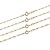 NKlaus 60cm Singapur 1,4mm Goldkette 333 Gelbgold 8 Karat Singapurkette Collier 2,00g 9401 - 2