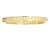 Ring Gelbgold 333 Gold (8 Karat) Mit Zirkonia Zart 3mm Memory Memoire Rundum Damenring Fingerring Goldring Gr.48 Cora R-07950-G301-CZC-whi-W48 - 3