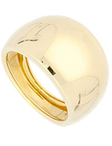 Ring Gelbgold 585 Gold (14 Karat) Schlicht Gr. 58 Damenring Breit 14mm Goldring 3,25gr Wilshere R-06062-G401-W58 - 2