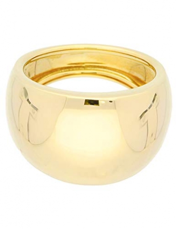 Ring Gelbgold 585 Gold (14 Karat) Schlicht Gr. 58 Damenring Breit 14mm Goldring 3,25gr Wilshere R-06062-G401-W58 - 3