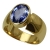 Safir Ring, hochwertige Goldschmiedearbeit aus Deutschland (Gelbgold 750), handgefertigt,Saphir Ring mit Expertise, Goldring, Damen Ring mit echtem Edelstein - 2