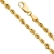 18 Karat / 750 Gold Kordelkette Gelbgold Breite 5.50 mm (Rope kette) Unisex Goldkette (60) - 1