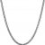 925 Silber Königskette Herren Halskette 4mm, handgearbeitete Silberkette Herren 925 Silber oxidiert ohne Anhänger, Herren Kette mit Schmuckbox, Länge 50cm / 60cm - 101093-060 - 3