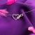 Damen Halskette aus Gold 14 Karat - 585 Echt Gelbgold mit Unendlichkeit und einem Herz verbunden als Anhänger, Zirkonia Steinen, Endlos Liebe - Geschenk für Valentinstag Geburstag - Kette 45 cm - 4