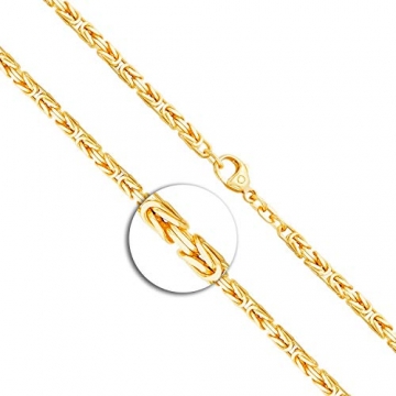 Goldkette, Königskette Gelbgold 750 / 18K, Länge 60 cm, Breite 3.2 mm, Gewicht ca. 53.3 g, NEU - 2