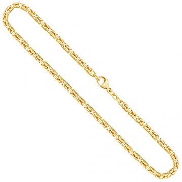 Goldkette, Königskette Gelbgold 750 / 18K, Länge 60 cm, Breite 3.2 mm, Gewicht ca. 53.3 g, NEU - 1