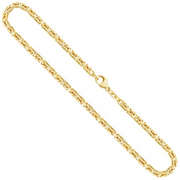 Goldkette, Königskette Gelbgold 750 / 18K, Länge 60 cm, Breite 3.2 mm, Gewicht ca. 53.3 g, NEU - 1