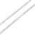 Königskette 4mm 925 Silber massiv - Länge Wählbar - Collier Halskette oder Armband (60) - 1
