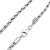 Kuzzoi Massive 925 Silber Königskette Herren Halskette, Dicke 4mm, Länge 50 cm, mit Schmuckbox, Herrenkette Silberkette ohne Anhänger - 0110970118_50 - 1