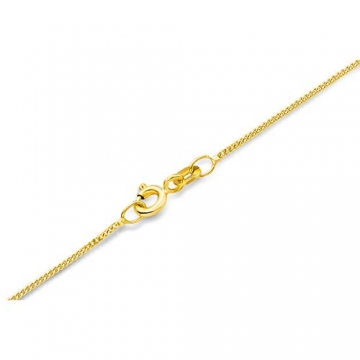 Miore Kette Damen Panzer Halskette Gelbgold 14 Karat / 585 Gold, Länge 45 cm Schmuck - 2