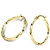 Orovi Damen Ohrringe Gelbgold Creolen 14 Karat (585) Gold - 2
