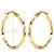 Orovi Damen Ohrringe Gelbgold Creolen 14 Karat (585) Gold - 4