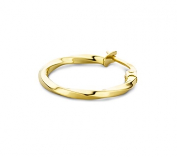 Miore Schmuck Damen Creolen Ohrringe aus Gelbgold 18 Karat / 750 Gold - 3