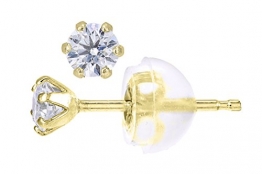 G&S Diamonds Damen - Gold 18 Karat (750) 18 Karat (750) Gelbgold Rund Diamant - 1