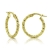 Orovi Damen Gold Creolen Ohrringe GelbGold Ohrringe 18 Karat (750) Ohr-Schmuck - 2