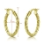 Orovi Damen Gold Creolen Ohrringe GelbGold Ohrringe 18 Karat (750) Ohr-Schmuck - 3