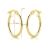 Orovi Damen Ohrringe Gelbgold Creolen 18 Karat (750) Gold - 4