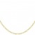 14 Karat 585 Gold Italienisch Flach Figaro Gelbgold Unisex Kette - Breite 3 mm - (60) - 3