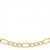 14 Karat 585 Gold Italienisch Flach Figaro Gelbgold Unisex Kette - Breite 3 mm - (60) - 1