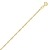 18 Karat / 750 Gold Feine Singapur Kette Gelbgold Unisex - 1 mm. - Länge wählbar (40) - 1