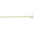 18 Karat / 750 Gold Feine Singapur Kette Gelbgold Unisex - 1 mm. - Länge wählbar (40) - 2