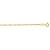 18 Karat / 750 Gold Feine Singapur Kette Gelbgold Unisex - 1 mm. - Länge wählbar (40) - 2
