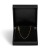 Echtgold Kette Damen 1 mm, Singapurkette 750 Gold, Goldkette mit Stempel und Federringverschluss, Länge 38 cm, Gewicht ca. 1 g, Made in Germany - 3