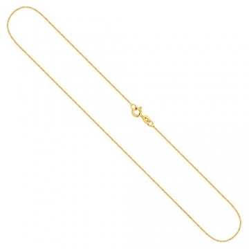Goldkette, Venezianerkette Gelbgold 750/18 K, Länge 45 cm, Breite 0.6 mm, Gewicht ca. 1.3 g, NEU - 1