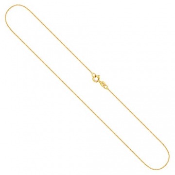 Goldkette, Venezianerkette Gelbgold 750/18 K, Länge 45 cm, Breite 0.6 mm, Gewicht ca. 1.3 g, NEU - 1