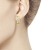 Ohrringe aus 14K (585) Gelbgold mit Diamanten 0,032 ct und 0,075 ct - 2