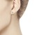 Ohrstecker aus 14K (585) Weißgold mit Diamanten 0,056 ct und 0,088 ct - 2