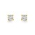 Orovi Schmuck Damen Ohrringe Gelbgold mit Solitär Diamant 0.15 Ct Farbe H Klarheit VS Ohrstecker aus 14 Karat (585) Gold - 2