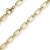 5mm Kette Collier Plattenkette aus 750 Gold Gelbgold 60cm Unisex Goldkette - 1