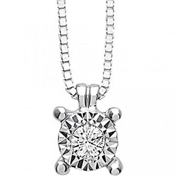 Bliss Halskette Collier Gold Punkt Licht Dew 0.03 ct Diamant 18 kt 20069878 - 1