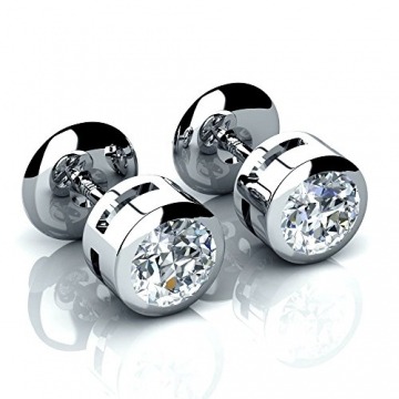 BuyFineDiamonds - Gold 18 Karat (750) 14 Karat (585) Weißgold Brilliant Rund Feines Weiß +/Top Wesselton (F) Diamant - 2