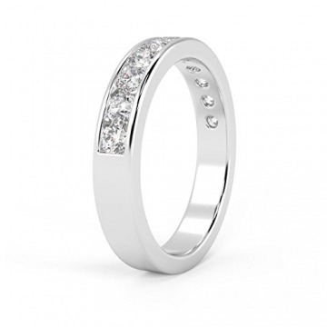 BuyFineDiamonds - Gold 18 Karat (750) Weißgold Rund Diamant - 4