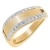 Orphelia Damen-Ring 750 Gelbgold Diamant (0.48 ct) weiß Rundschliff Gr. 56 (17.8) - RD-33092/56 - 1