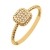 Shine Jewel Damen - Gold 14 Karat (585) 14 Karat (585) Gelbgold Rundschliff weiß Diamant - 2