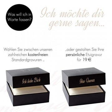 Verlobungsring Gold 585 750 PERSONALISIERT + ETUI mit individueller GRAVUR Damen-Ring Heiratsantrag Solitär-Ring Zirkonia Aquamarin Turmalin Blautopas Peridot Rauchquarz - 6