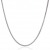 18 Karat 750 Gold Diamantschliff Spiga Weizen Weißgold glänzend Kette - Breite 1.40 mm - Länge wählbar (50) - 1