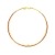 Beydodo Damen Fusskette Gold 750, Fußkette mit Rotes Seil Bead Strand Kette Fuß Sommer 24CM - 1