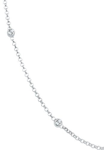 Elli Halskette Elli Damen Halskette Solitär Basic mit Kristallen in 925 Sterling Silber - 3