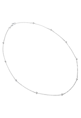 Elli Halskette Elli Damen Halskette Solitär Basic mit Kristallen in 925 Sterling Silber - 4