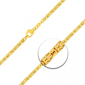 Goldkette, Königskette Gelbgold 750 / 18K, Länge 60 cm, Breite 2.8 mm, Gewicht ca. 40 g, NEU - 2