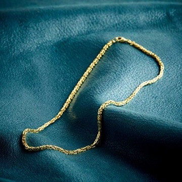Goldkette, Königskette Gelbgold 750 / 18K, Länge 60 cm, Breite 2.8 mm, Gewicht ca. 40 g, NEU - 8