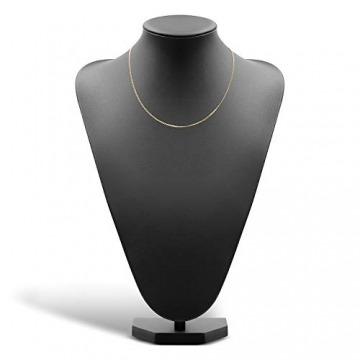 Goldkette, Panzerkette flach Gelbgold 750/18 K, Länge 42 cm, Breite 1.7 mm, Gewicht ca. 5.1 g, NEU - 4