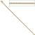 Jobo Damen Schlangenkette 585 Gelbgold 1,6 mm 60 cm Karabiner Gold Kette Goldkette - 2