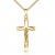 Kreuzkette Kruzifix Kreuz-Anhänger Goldkreuz Jesus Christus Kettenanhänger 585 Gold 14 Karat Mit Kette Länge 60 cm - 2