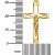 Kreuzkette Kruzifix Kreuz-Anhänger Goldkreuz Jesus Christus Kettenanhänger 585 Gold 14 Karat Mit Kette Länge 60 cm - 3